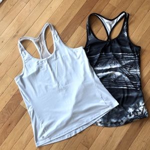 Athleta workout top / racer back set of Two
